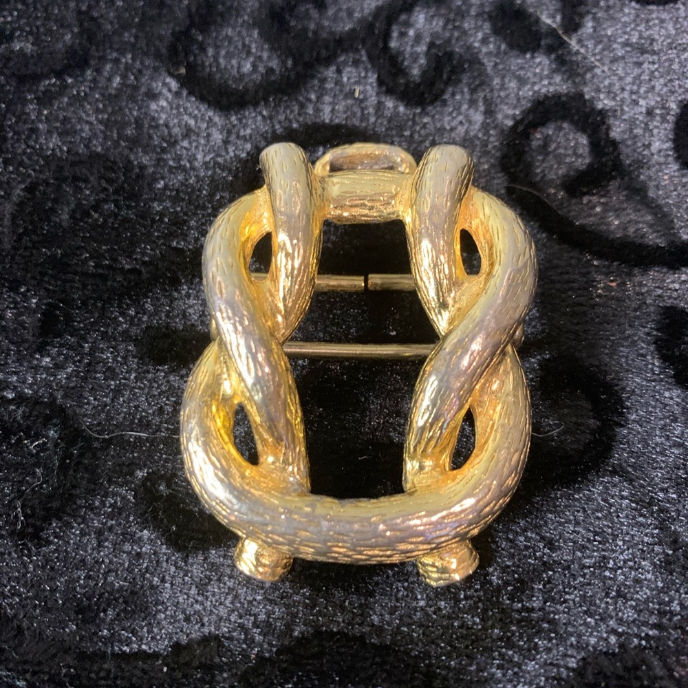 Gold and Silver Chain-Link Belt Accessory